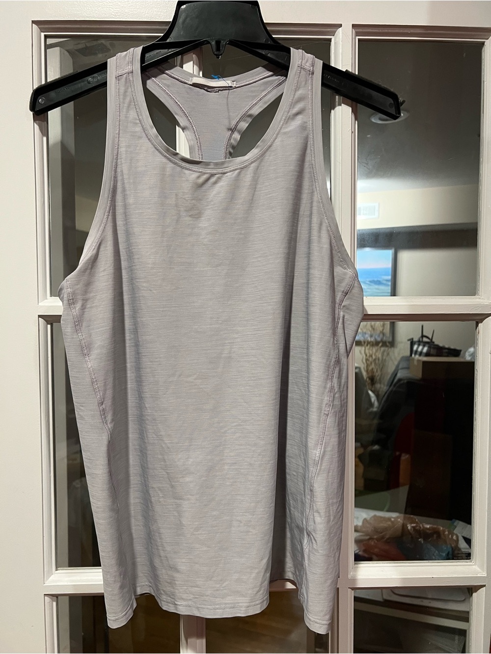 Athleta Light Lavender Racerback Tank Top